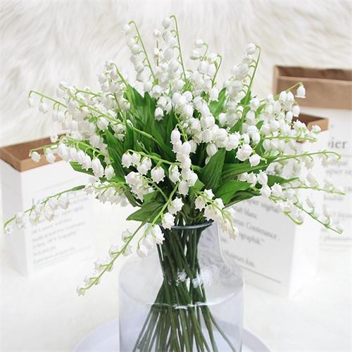 Solid material real touch  lily of the valley